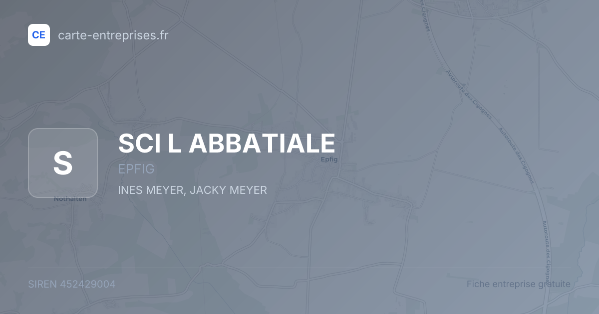 SCI L ABBATIALE — 452429004 — fiche entreprise