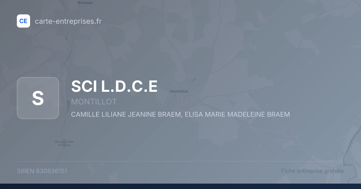 SCI L.D.C.E — 830836151 — fiche entreprise