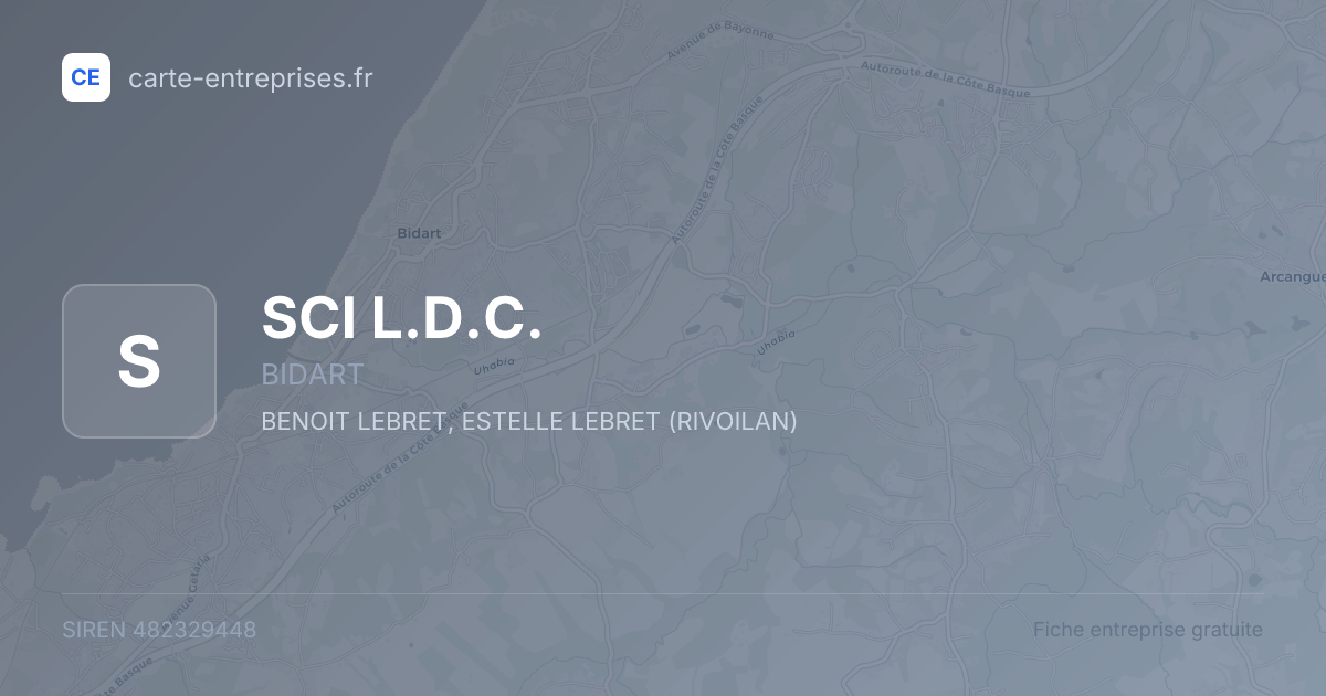 SCI L.D.C. — 482329448 — fiche entreprise