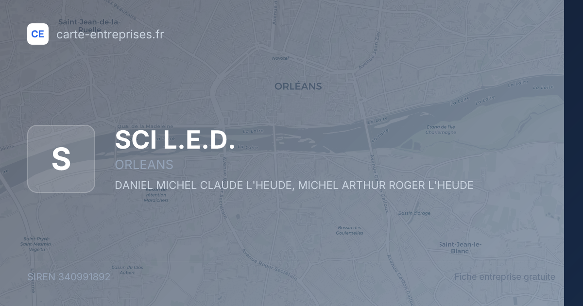 SCI L.E.D. — 340991892 — fiche entreprise