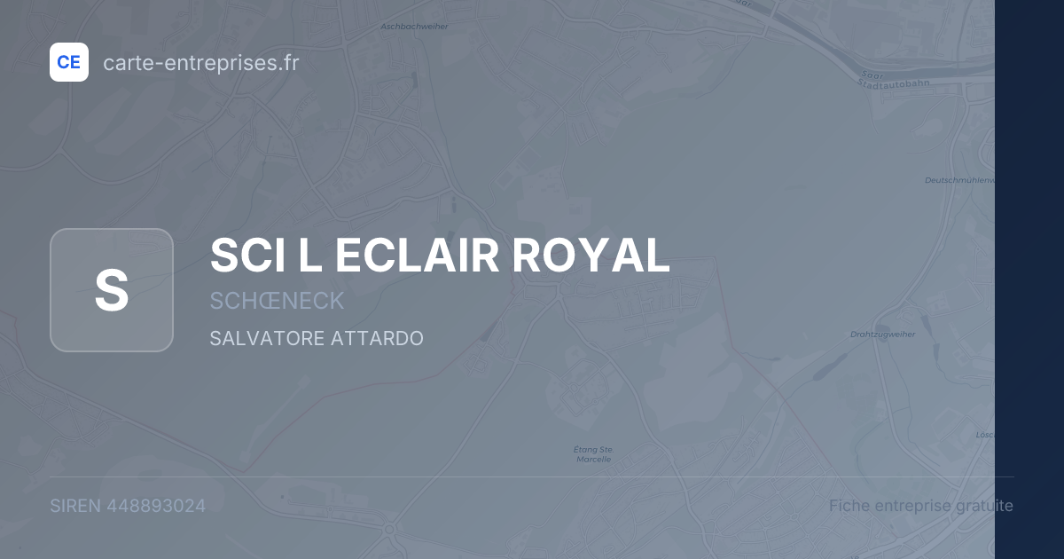 SCI L ECLAIR ROYAL — 448893024 — fiche entreprise