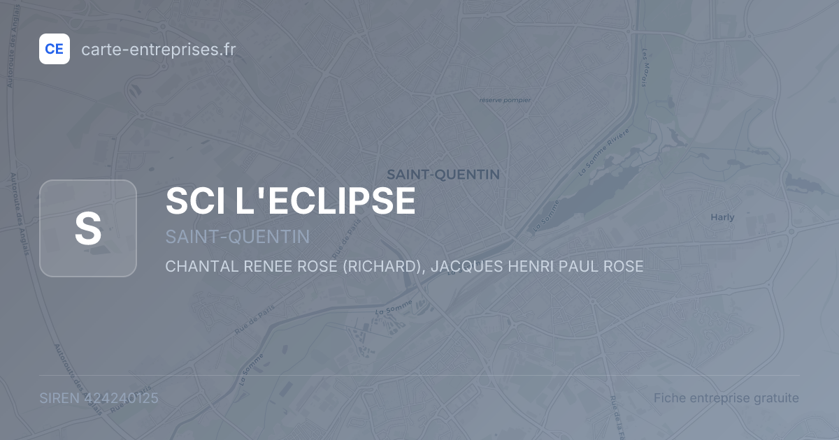 SCI L'ECLIPSE — 424240125 — fiche entreprise
