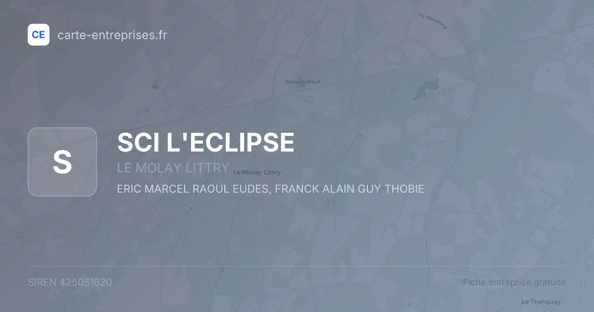 SCI L'ECLIPSE — 425051620 — fiche entreprise