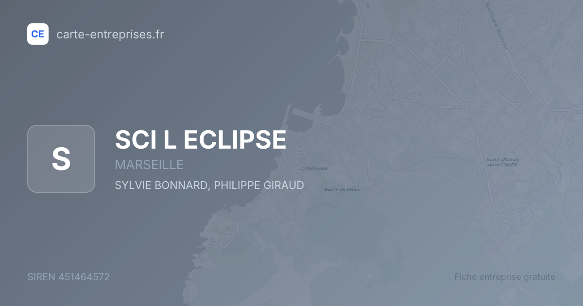 SCI L ECLIPSE — 451464572 — fiche entreprise