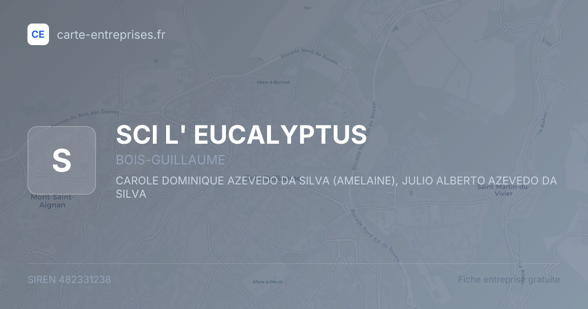 SCI L' EUCALYPTUS — 482331238 — fiche entreprise