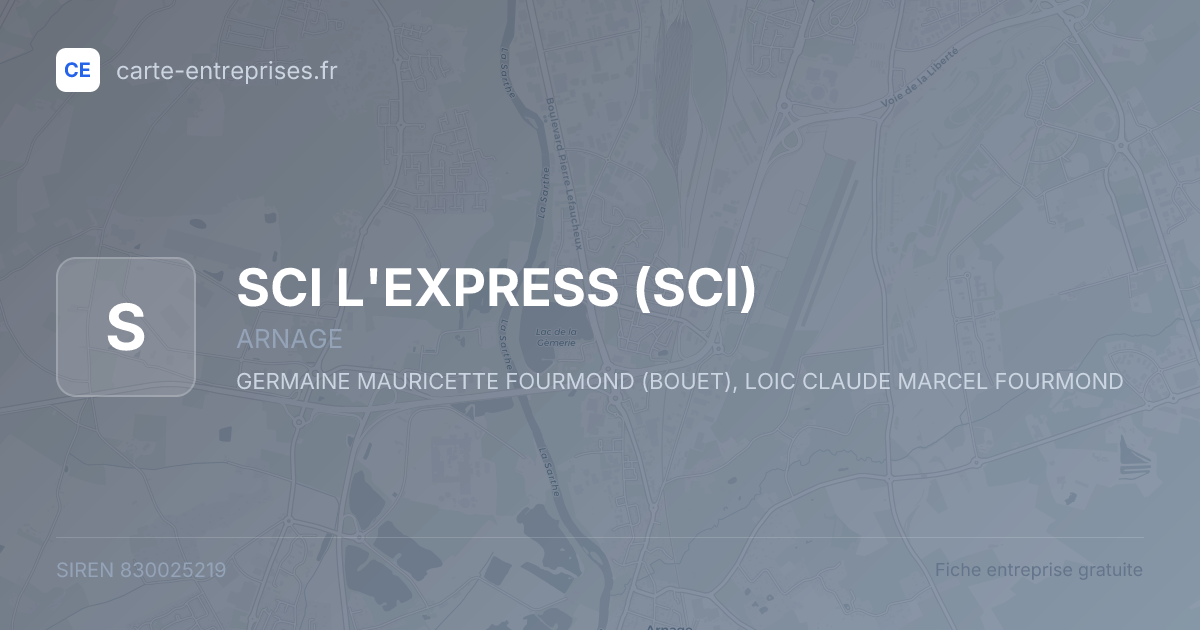 SCI L'EXPRESS (SCI) — 830025219 — fiche entreprise
