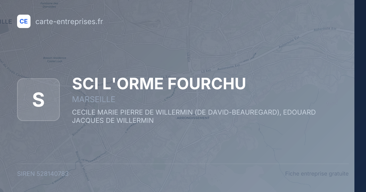 SCI L'ORME FOURCHU — 528140783 — fiche entreprise
