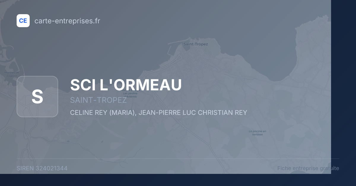 SCI L'ORMEAU — 324021344 — fiche entreprise