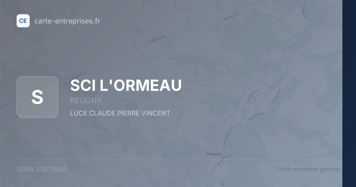 SCI L'ORMEAU — 378775605 — fiche entreprise