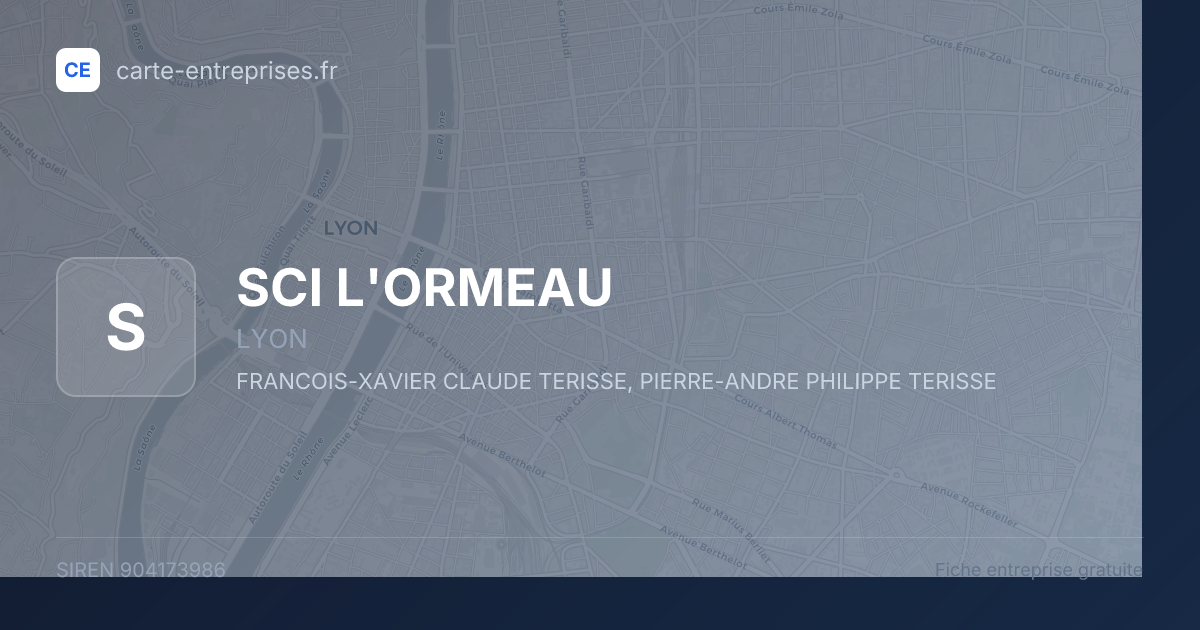 SCI L'ORMEAU — 904173986 — fiche entreprise