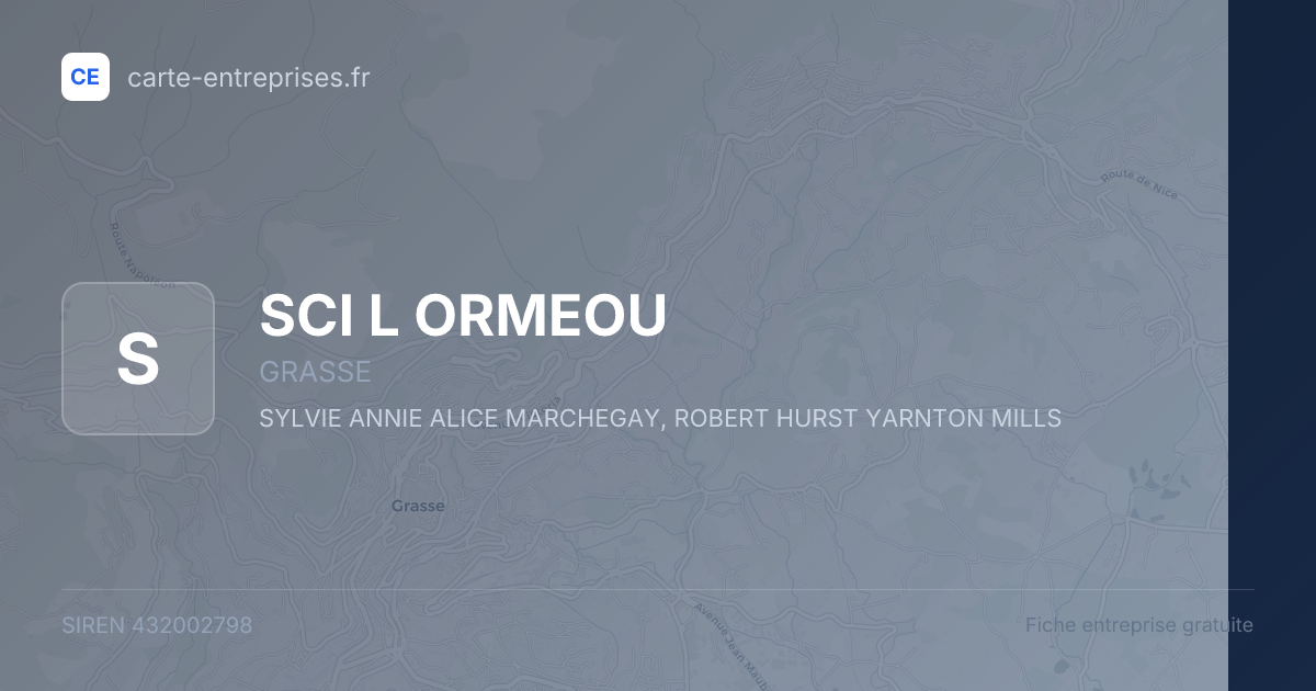 SCI L ORMEOU — 432002798 — fiche entreprise