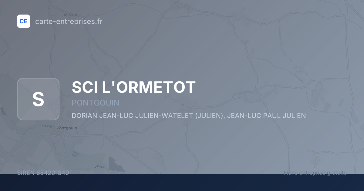 SCI L'ORMETOT — 884201849 — fiche entreprise