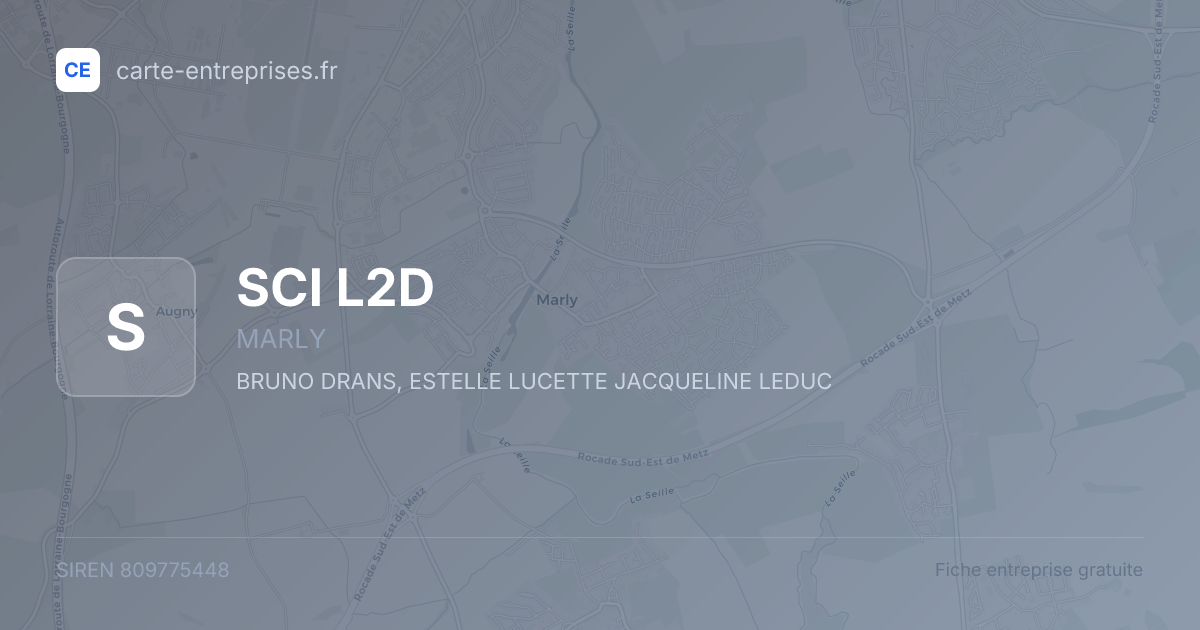 SCI L2D — 809775448 — fiche entreprise