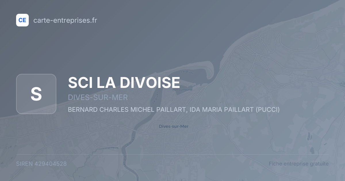 SCI LA DIVOISE — 429404528 — fiche entreprise