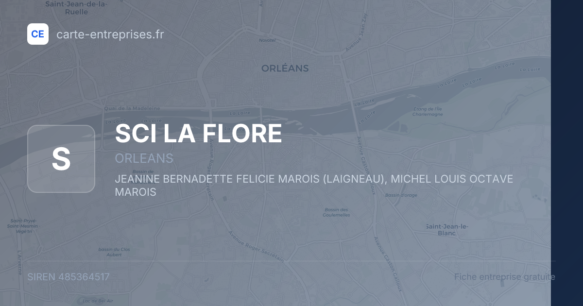 SCI LA FLORE — 485364517 — fiche entreprise