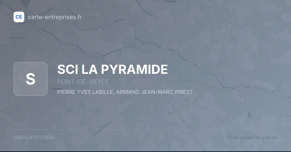 SCI LA PYRAMIDE — 413723834 — fiche entreprise