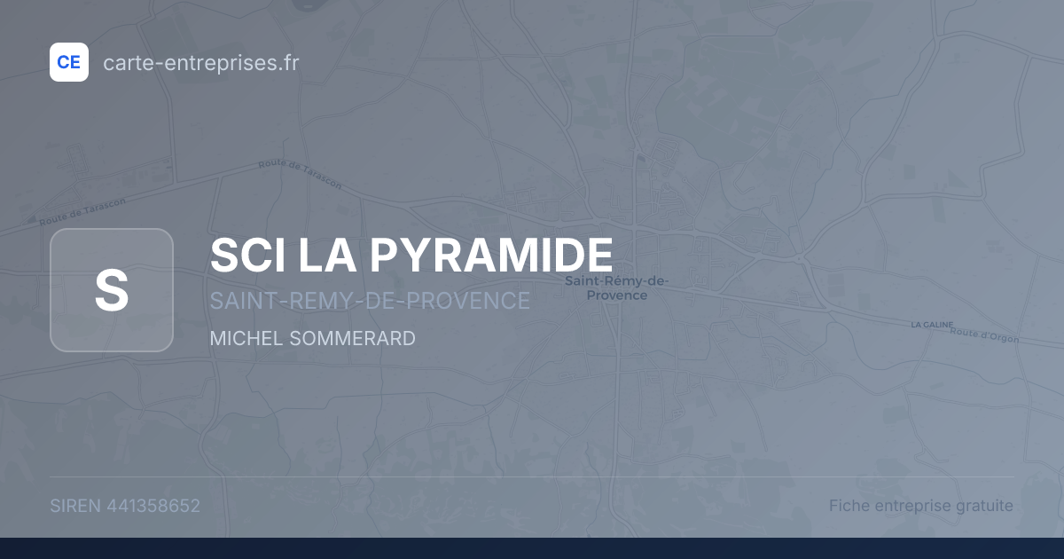 SCI LA PYRAMIDE — 441358652 — fiche entreprise