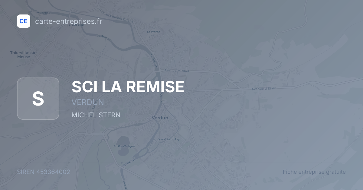 SCI LA REMISE — 453364002 — fiche entreprise