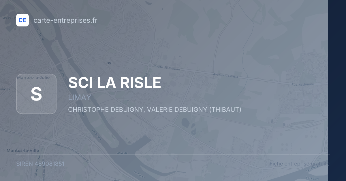 SCI LA RISLE — 489081851 — fiche entreprise