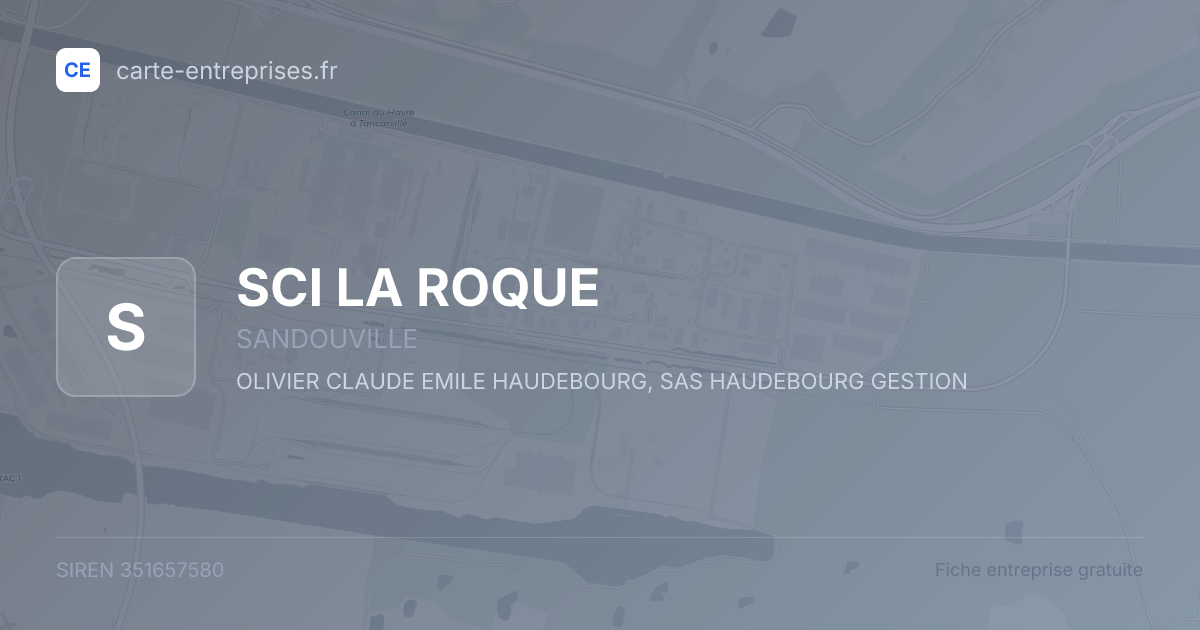 SCI LA ROQUE — 351657580 — fiche entreprise