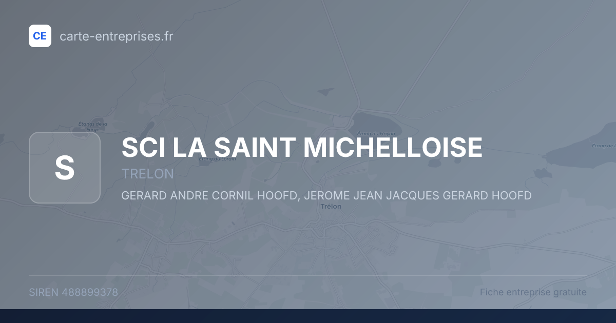 SCI LA SAINT MICHELLOISE — 488899378 — fiche entreprise