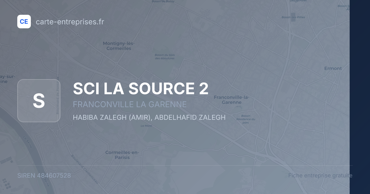SCI LA SOURCE 2 — 484607528 — fiche entreprise