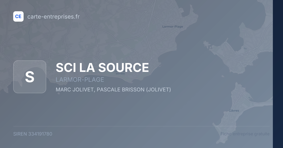 SCI LA SOURCE — 334191780 — fiche entreprise