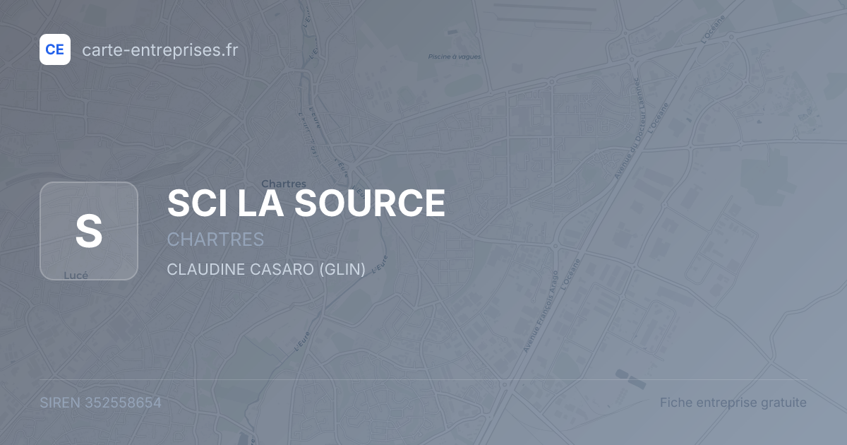SCI LA SOURCE — 352558654 — fiche entreprise
