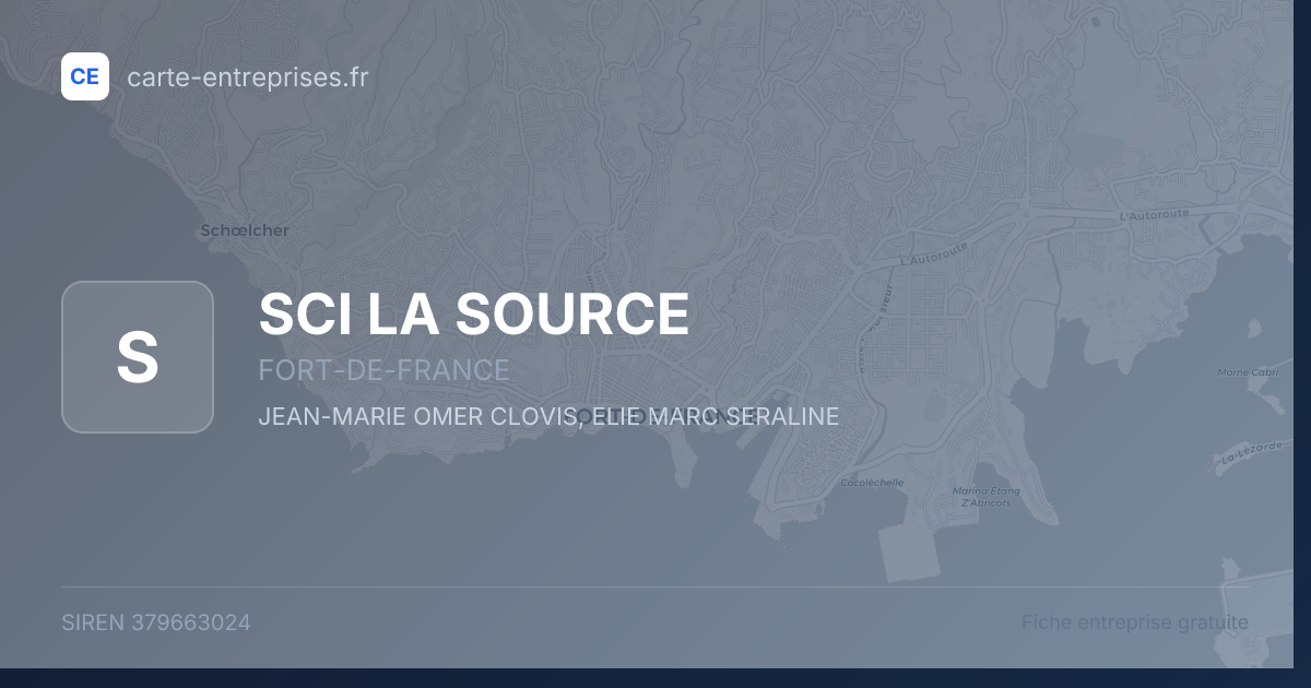 SCI LA SOURCE — 379663024 — fiche entreprise