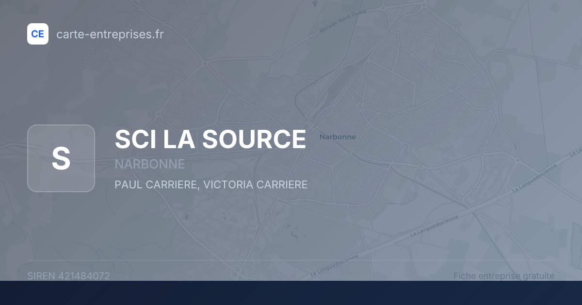 SCI LA SOURCE — 421484072 — fiche entreprise