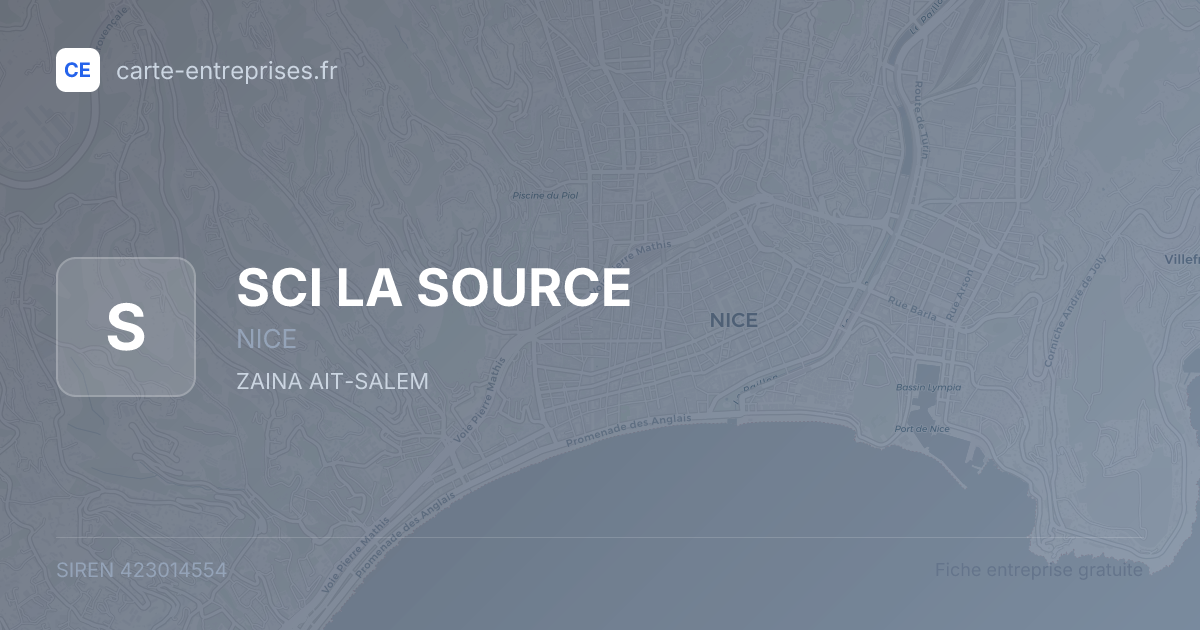SCI LA SOURCE — 423014554 — fiche entreprise