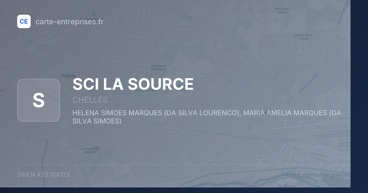 SCI LA SOURCE — 433704103 — fiche entreprise