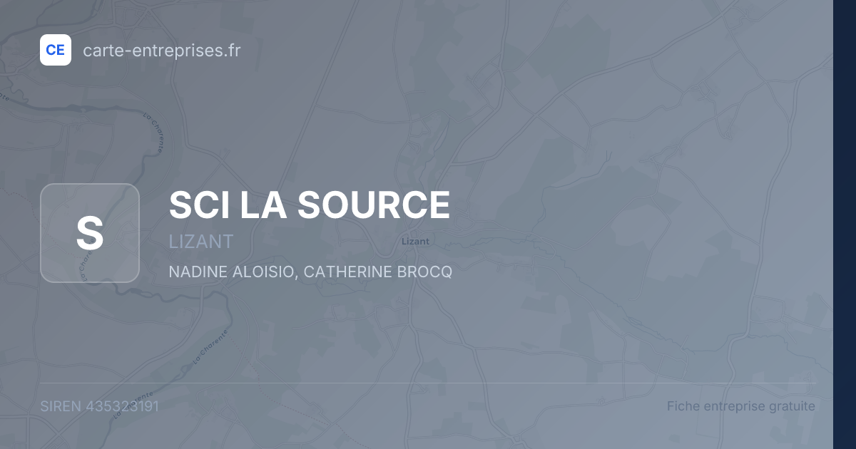 SCI LA SOURCE — 435323191 — fiche entreprise