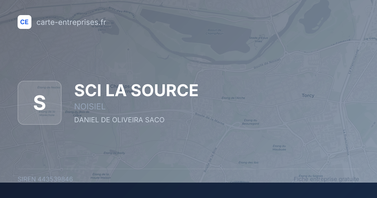 SCI LA SOURCE — 443539846 — fiche entreprise