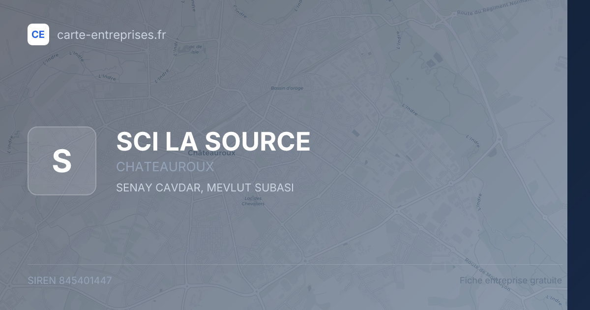 SCI LA SOURCE — 845401447 — fiche entreprise