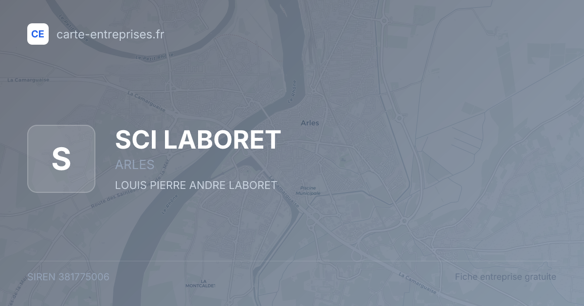 SCI LABORET — 381775006 — fiche entreprise