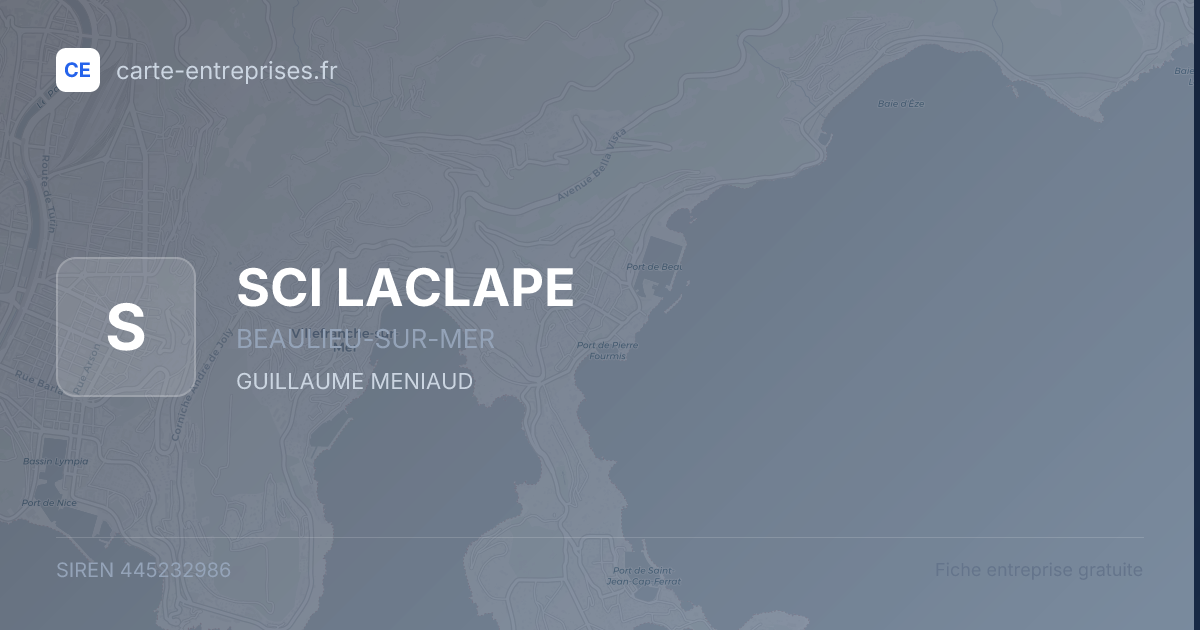 SCI LACLAPE — 445232986 — fiche entreprise