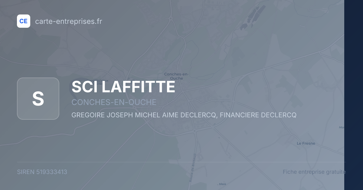 SCI LAFFITTE — 519333413 — fiche entreprise