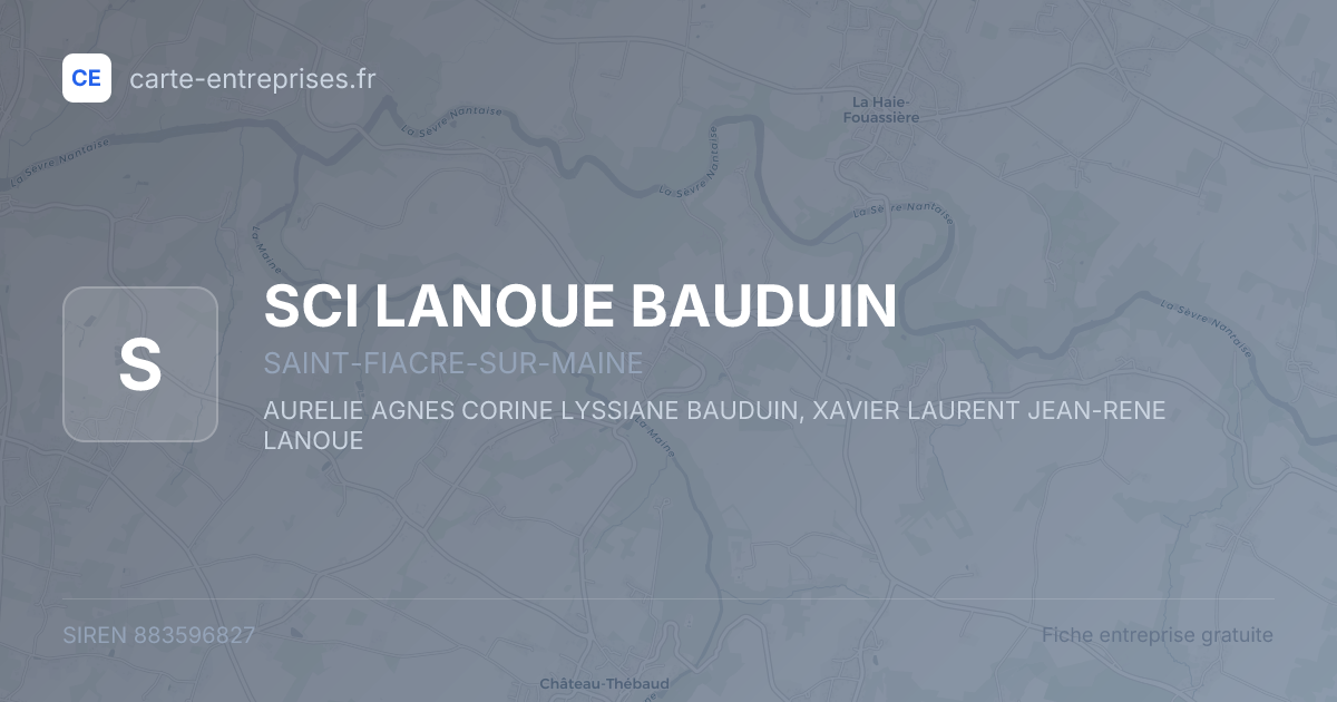SCI LANOUE BAUDUIN — 883596827 — fiche entreprise