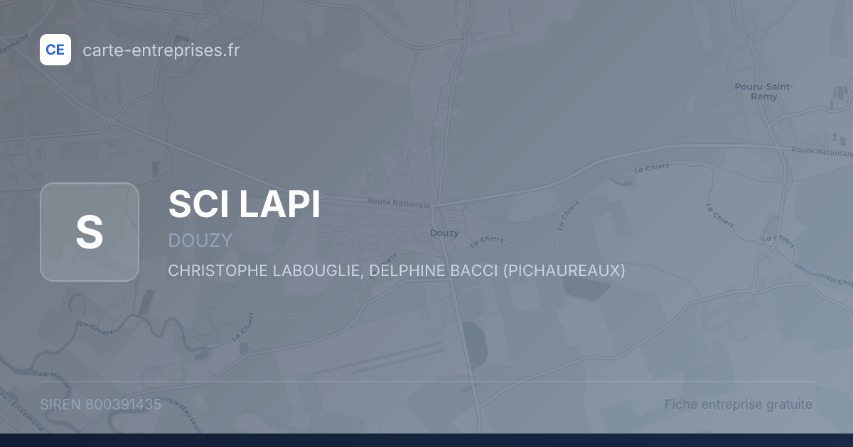 SCI LAPI — 800391435 — fiche entreprise