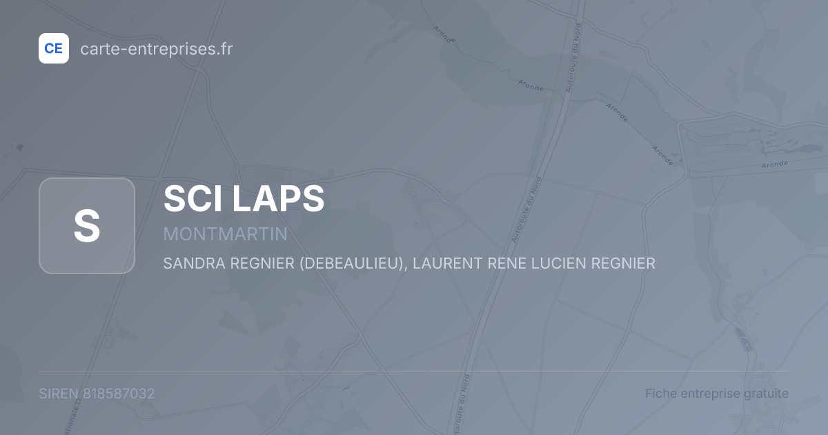 SCI LAPS — 818587032 — fiche entreprise