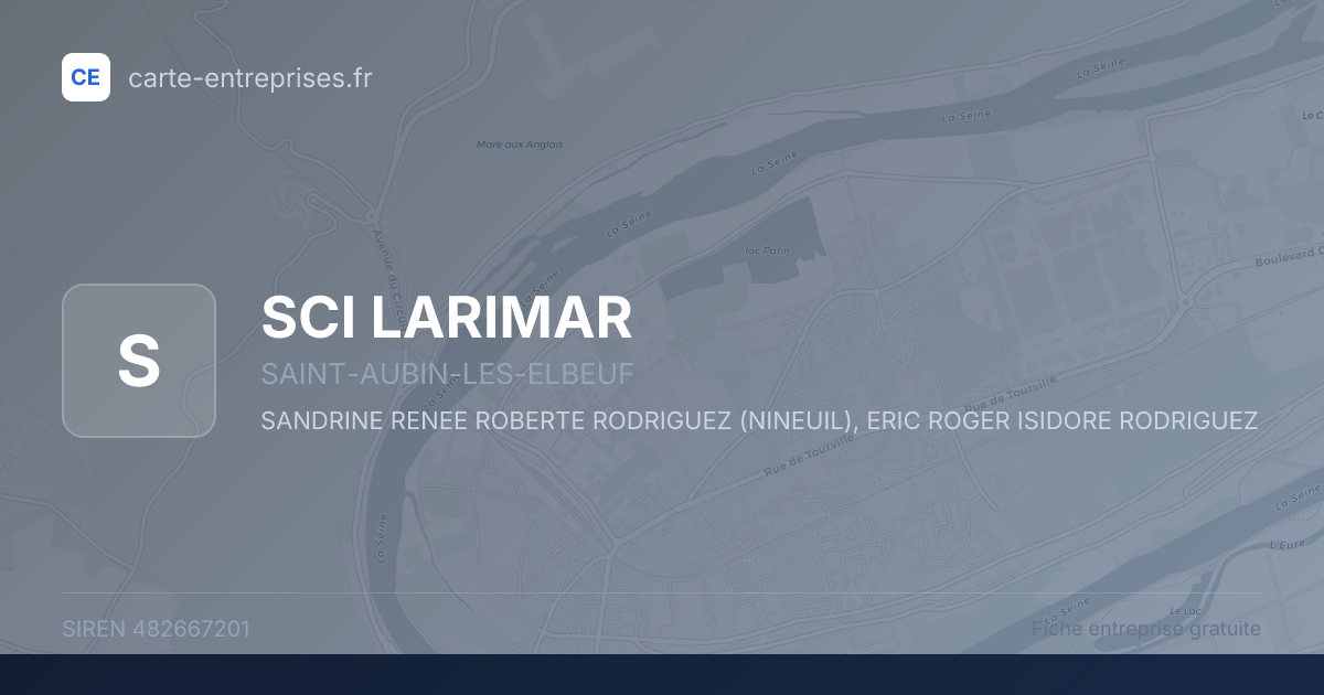 SCI LARIMAR — 482667201 — fiche entreprise