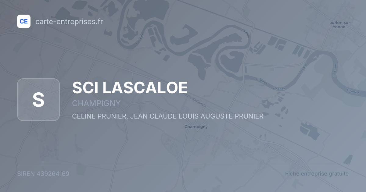 SCI LASCALOE — 439264169 — fiche entreprise