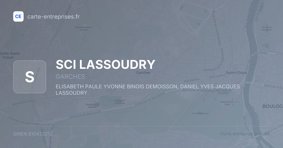 SCI LASSOUDRY — 810422212 — fiche entreprise