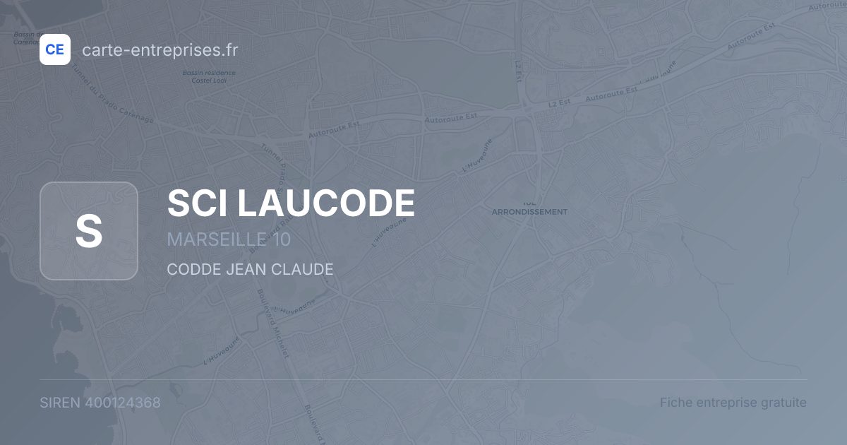 SCI LAUCODE — 400124368 — fiche entreprise