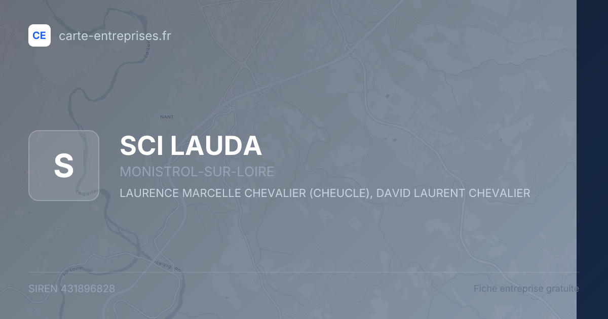 SCI LAUDA — 431896828 — fiche entreprise