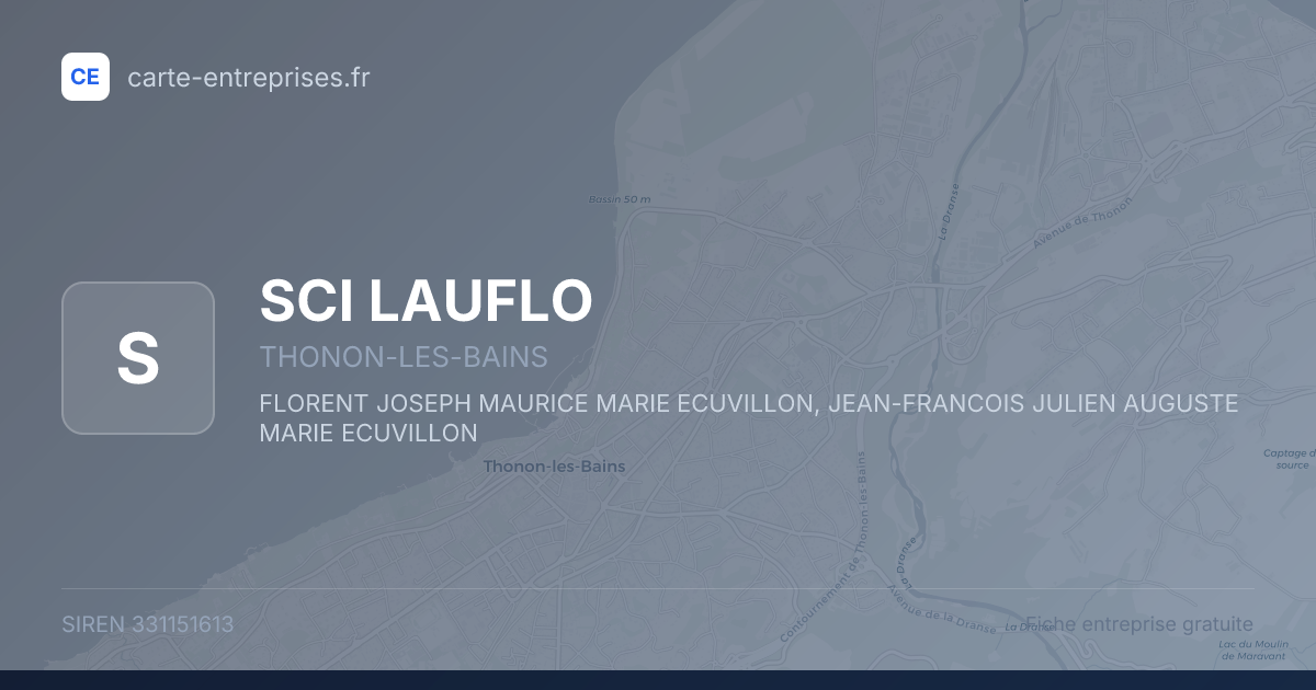SCI LAUFLO — 331151613 — fiche entreprise