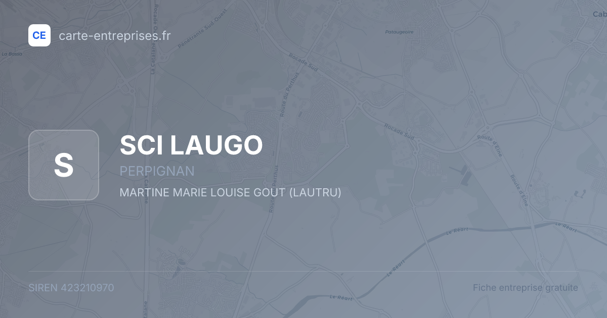 SCI LAUGO — 423210970 — fiche entreprise