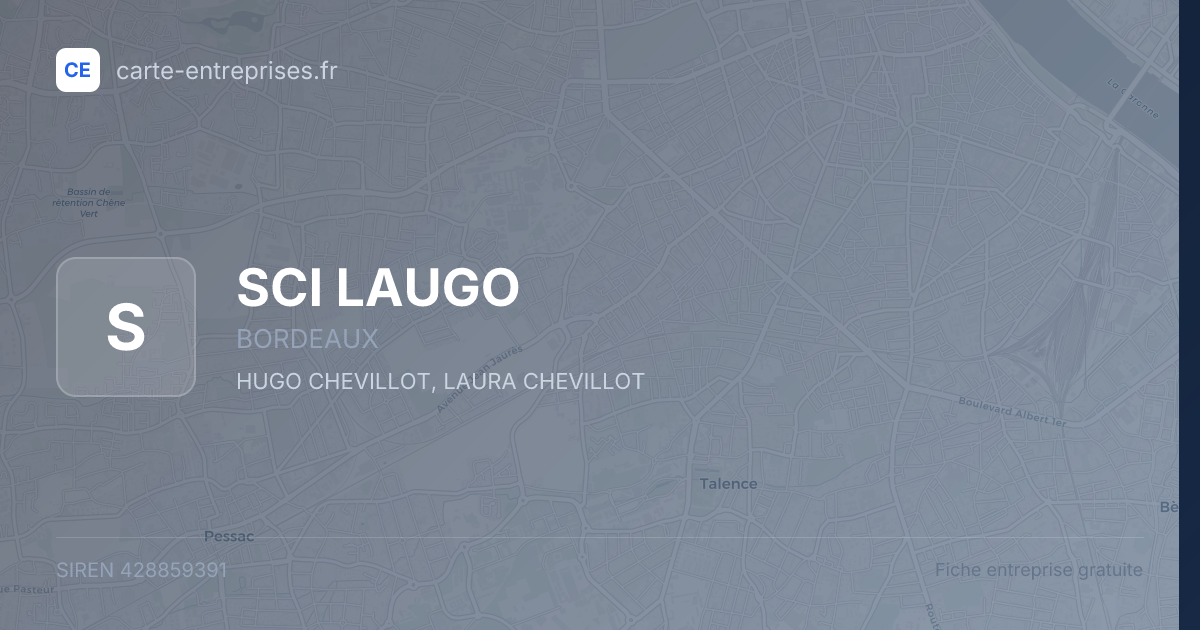 SCI LAUGO — 428859391 — fiche entreprise