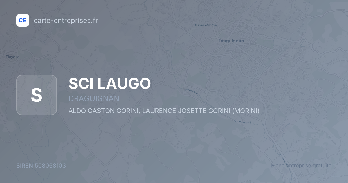 SCI LAUGO — 508068103 — fiche entreprise